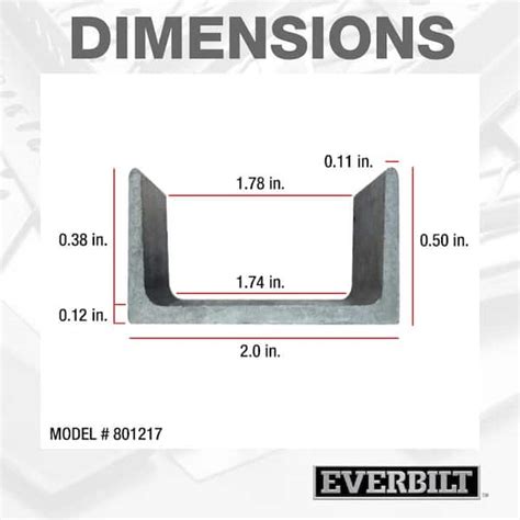 2 inch x steel channel